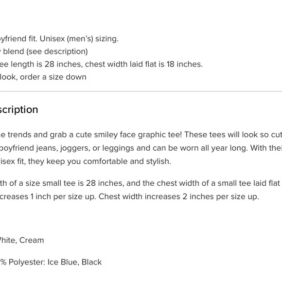 NWOT T Shirt - Picture 4 of 4